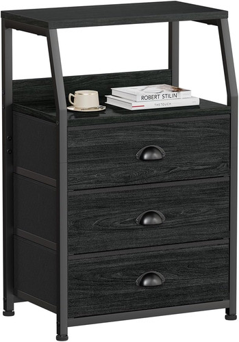 Furnulem black night stand - furnulem,