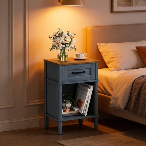 Small farmhouse nightstand - small,